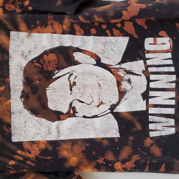 Black Graphic T-Shirt WINNING Charlie Sheen - Picture 6 of 7